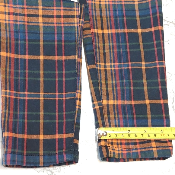 We the Free FP Belle plaid skinny pants, size 25 - Picture 6 of 7